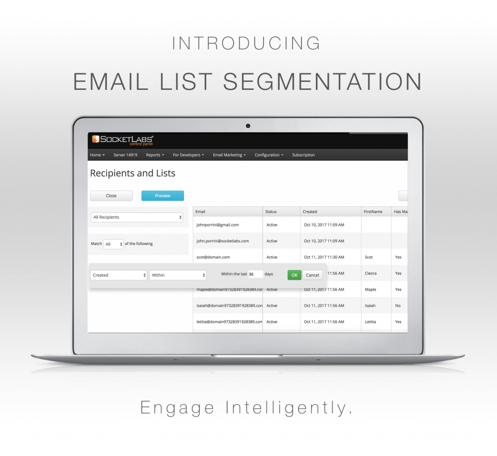 email list segmentation is here