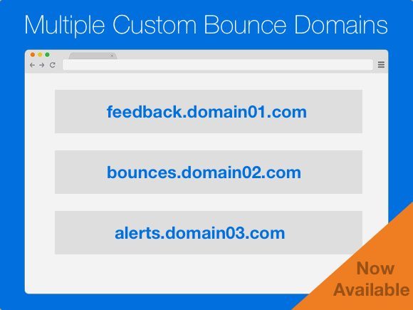 Multiple Custom Bounce Domains Are Here