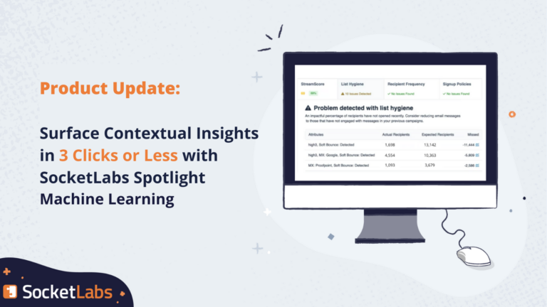 Machine Learning Features Now Available in SocketLabs Spotlight Email Analytics